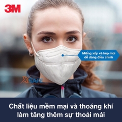 Khẩu trang KF94 trắng/đen 3M 9013