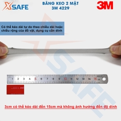 Băng keo 2 mặt cường lực 3M 4229 dài 10M, 30M
