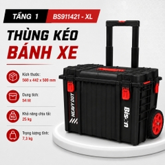 Thùng đồ nghề di động Bison 3in1 Combo 3 thùng kháng nước BS911421