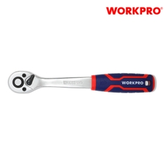 Tay vặn ốc tự động đảo chiều 1/2 inch cán nhựa, 72T Workpro - WP271012