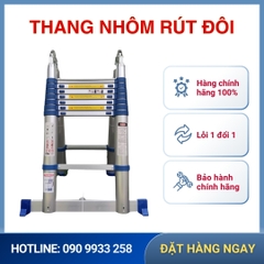 Thang nhôm rút đôi STARKEN ST250A Màu Xanh