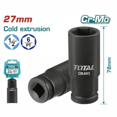 Đầu Tuýp Tác động Sâu 1/2 Inch 27mm Total THDIS12271L