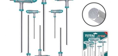 Bộ 8 chìa lục giác tay cầm chữ T Total THHW8081