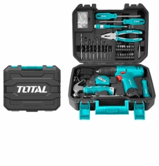 Bộ máy khoan dùng pin 12V và 81 chi tiết Total THKTHP10812