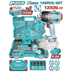 Bộ đồ nghề 126 chi tiết Total THKTHP31262