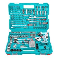 [Sale 8/8] Bộ Đồ Nghề 152 Chi Tiết Kèm Máy Siết Pin Total THKTHP31522