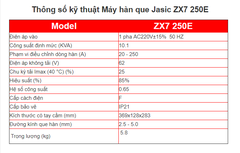 Máy hàn que JASIC ZX7-250E