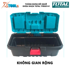 Thùng đựng đồ nghề 14inch TOTAL TPBX0141 - Khóa nhựa xtools