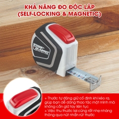 Thước Cuộn Nam Châm Tự Phanh KAPRO 510 Optivision™ 3m