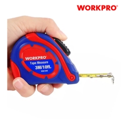 Thước cuộn thép tự khóa, kích thước 3Mx16mm Workpro - WP261005