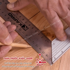 Thước ke góc vuông Kapro 307, bằng kim loại, chiều dài  35cm