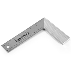Thước ke góc vuông Kapro 307, bằng kim loại, chiều dài  20cm