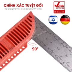 Thước ke góc vuông Kapro 309 cao cấp, bằng kim loại, chiều dài 20cm - 40cm