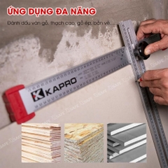 Thước xoay chữ T Kapro 317, bằng kim loại, chiều dài 90cm