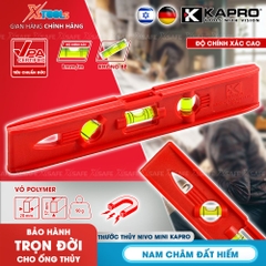 Thước thủy Kapro 229, bằng nhựa, chiều dài 23cm, có nam châm