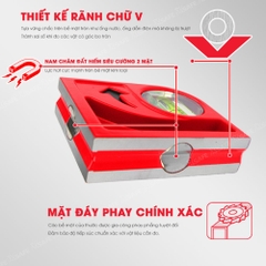 Thước thủy mini Kapro 846 cầm tay, bằng kim loại, thân đúc