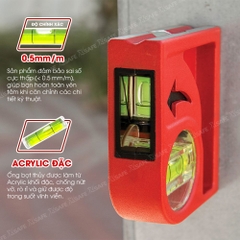 Thước thủy mini Kapro 846 cầm tay, bằng kim loại, thân đúc