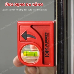 Thước thủy mini Kapro 846 cầm tay, bằng kim loại, thân đúc