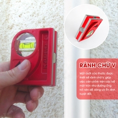 Thước thủy mini Kapro 846 cầm tay, bằng kim loại, thân đúc