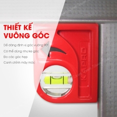 Thước thủy mini Kapro 846 cầm tay, bằng kim loại, thân đúc