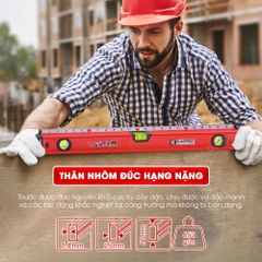 Thước thủy Kapro 770, bằng kim loại, chiều dài 100cm, có nam châm