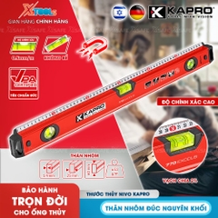 Thước thủy Kapro 770, bằng kim loại, chiều dài 30cm, có nam châm