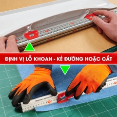 Thước nivo lấy dấu đa năng Kapro 313, bằng kim loại, chiều dài 30cm