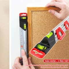 Thước nivo lấy dấu đa năng Kapro 313, bằng kim loại, chiều dài 30cm