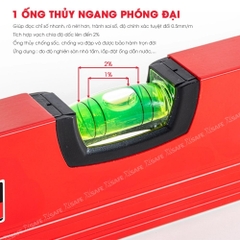 Thước Thủy Mini Kapro 771X-42M Kim Loại, 3 Ống Thủy, Dài 20Cm