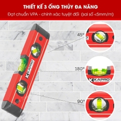 Thước thủy Kapro 779T, bằng kim loại, chiều dài 23cm