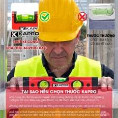 Thước thủy Kapro 779T, bằng kim loại, chiều dài 23cm
