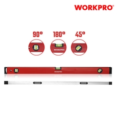 Thước thủy có từ tính, bằng nhôm, dạng hộp, kích thước 1000mm Workpro - WP262013