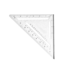 Thước Đo Góc Vuông Hình Tam Giác Bằng Nhôm 180mm Workpro WP264007