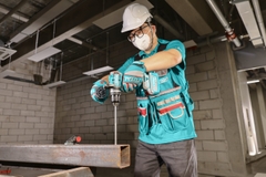 Máy khoan búa không chổi than dùng pin 20V Total  TIDLI209686