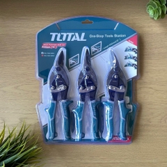 Bộ kéo cắt tôn mũi nhọn 3 chi tiết Total THT520106K chính hãng