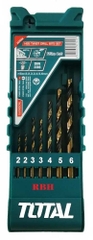 Bộ 7 Mũi Khoan Kim Loại HSS Total TACSD0075 chi tiết