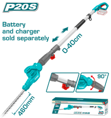 Máy Cắt Hàng Rào Dùng Pin 20V (không Kèm Pin & Sạc) Total TPHT201601