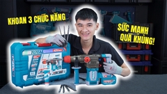 Máy Khoan Bê Tông Không Chổi Than Dùng Pin 42V Total TRHLI422882