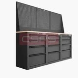 Tủ dụng cụ CSPS 183cm - 3 tủ đen/đỏ