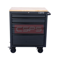 Tủ dụng cụ CSPS 76cm - 05 hộc kéo không nâng hạ màu đen/ xanh