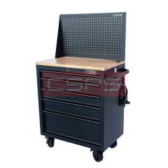 Tủ dụng cụ CSPS 76cm - 05 hộc kéo không nâng hạ màu đen/ xanh