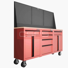 Tủ Dụng Cụ CSPS 183cm 3 Tủ Đen Đỏ Chính Hãng