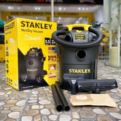 Máy hút bụi công nghiệp STANLEY SL19417P-6A, dung tích 23l, công suất tối đa 4000w (5.5hp), 4 bánh xe xoay chuyển động