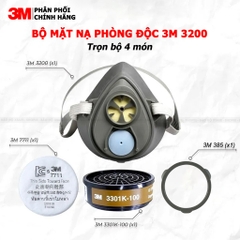 Bộ Mặt Phòng Độc 3M 3200 + 3301K + 7711 + 385