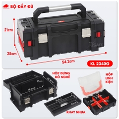 [Sale Lễ 2/9] Hộp Đựng Đồ Nghề 3 Trong 1 Bison BS511001