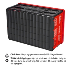 [Sale 9/9] Rổ Nhựa Gấp Gọn Bison BS011055