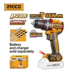 Máy Khoan Búa Dùng Pin 20V-66Nm INGCO CIDLI20668