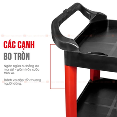 [Sale 25/9] Xe Đẩy Dụng Cụ 3 Tầng Bison BS900VS5 Chính Hãng