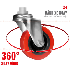 [Sale 25/9] Xe Đẩy Dụng Cụ 3 Tầng Bison BS900VS5 Chính Hãng