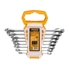 Bộ 8 Cờ Lê Miệng Vòng Hai Chiều 8-19mm INGCO HKSPAR1082